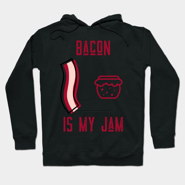 BACON IS MY JAM Hoodie by Cectees